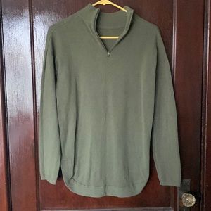 Military Green Quarter Zip